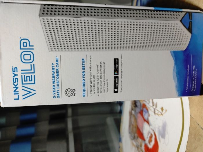 Linksys Velop AC6600 Tri-Band Wi-Fi Mesh System,WHW0303 (3 узла),White