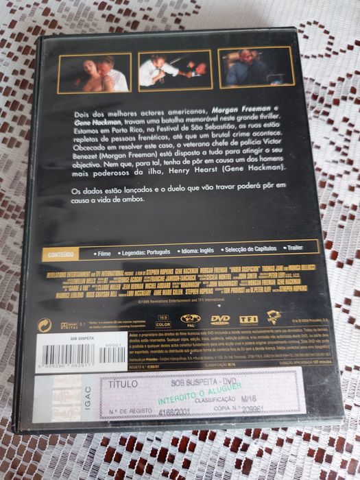Sob suspeita dvd