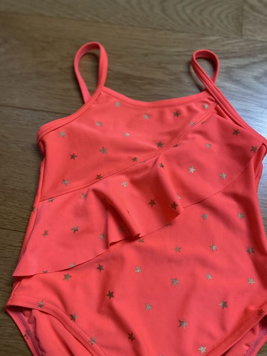 Dziewczęcy kostium strój kąpielowy Playshoes i C&A roz. 98/104