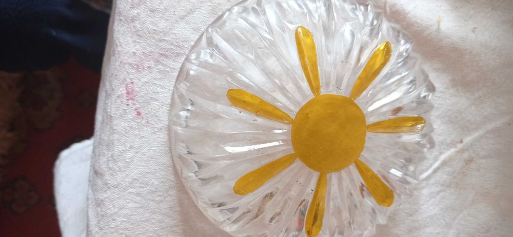 Miseczka talerzyk salaterka kolorowy kryształ