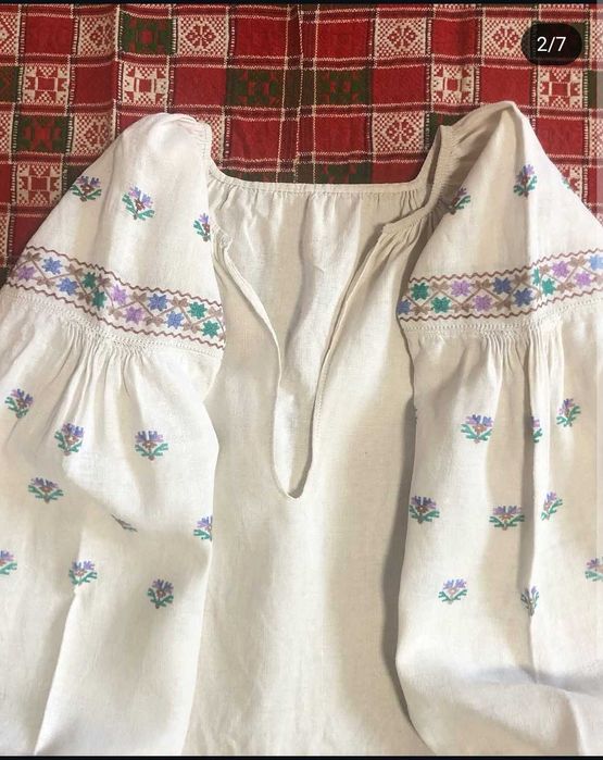 Стародавня вишивана сорочка Полтавщина