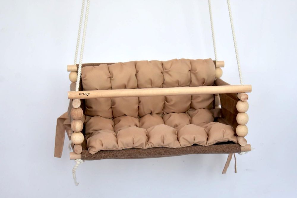 Гойдалка ( качеля )зі стійкою infancy маршмелоу