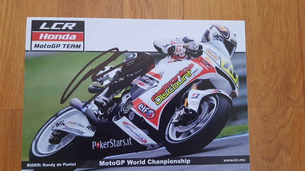 Posters autografados de pilotos Enduro, Moto GP, de Rallies