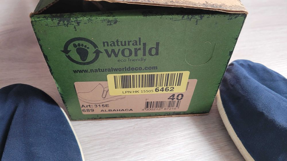 Buty tenisówki Natural World rozmiar 40