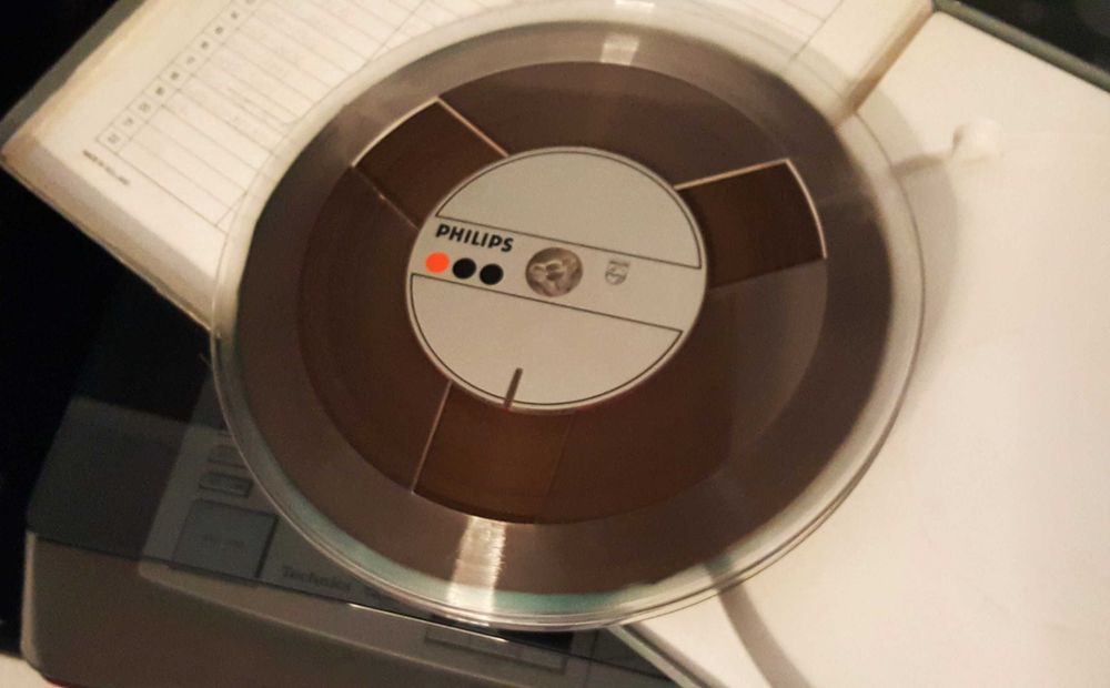 Szpula magnetofonowa z taśmą Philips Longplay LP 26  stan bdb  + zapis