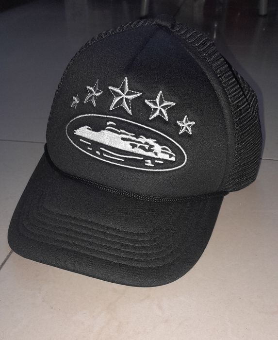 Czarna Czapka Corteiz