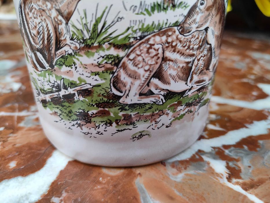 Ceramiczny myśliwski kufel - Łoś z klępą - 0,49 L - Reimann