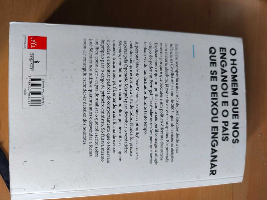 Livro - "José Sócrates em Ascensão" - João Miguel Tavares
