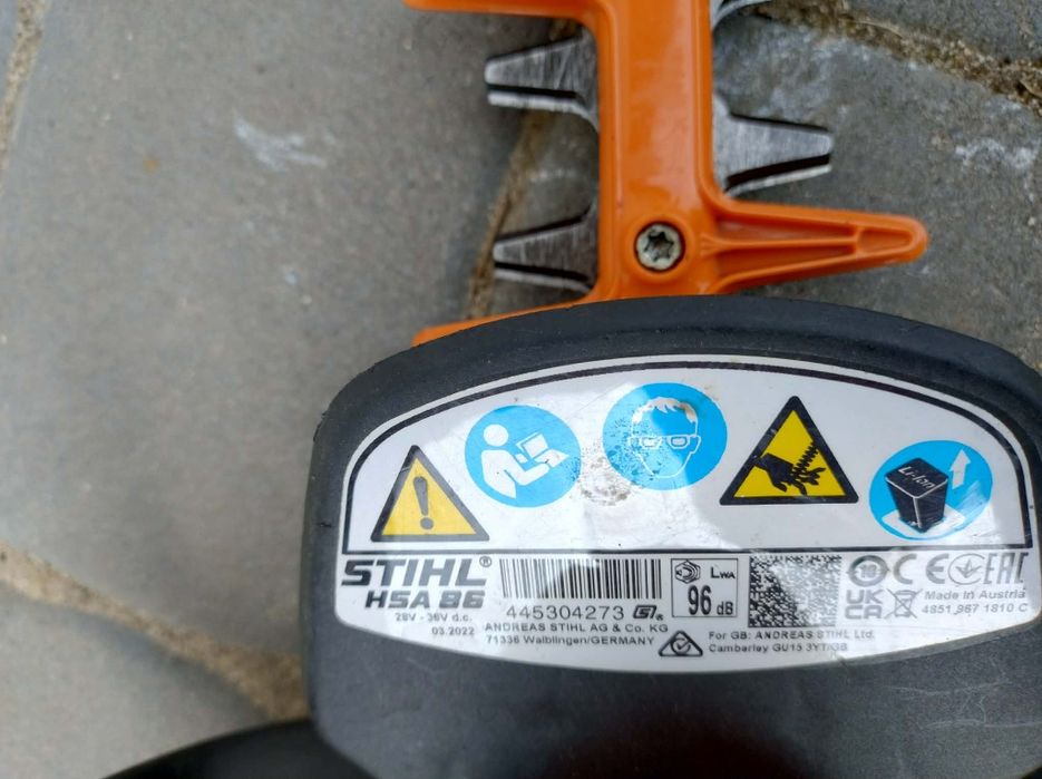 Nożyce do żywopłotu Stihl HSA 86 z 2022r
