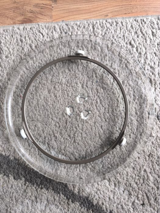 Talerz mikrofali 25,5cm z kółkami
