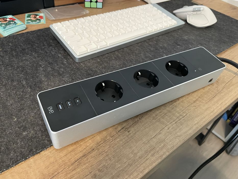 Eve Energy Strip — extensão HomeKit 3 tomadas Schuko