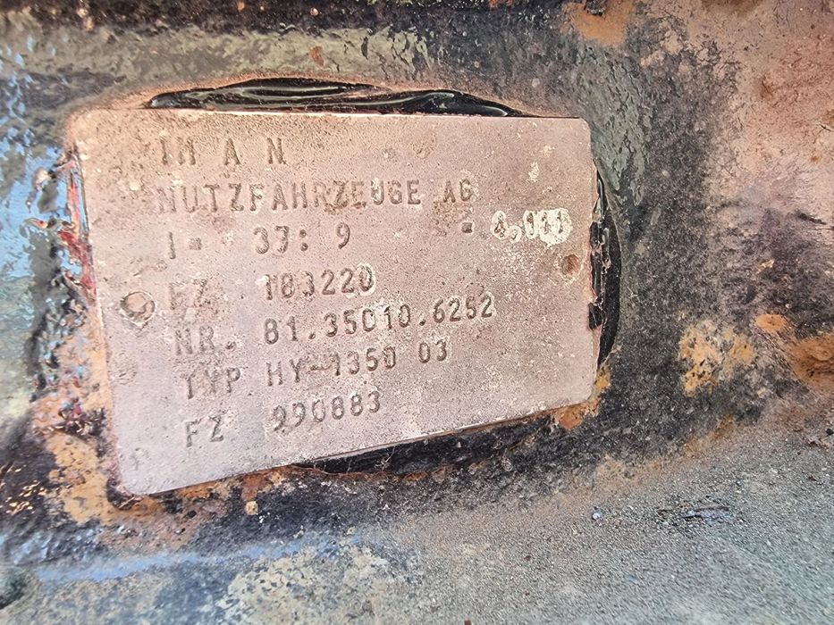 Wkład mostu Man TGA typ 1350 03 przełożenie 39/7  4,111