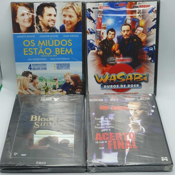 Lote 7/1 - Pack de 18 Filmes Novos e Selados em DVD - Ref.VI