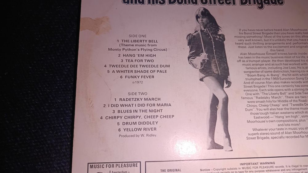 Alan Moorhouse and his Bond Street Brigade