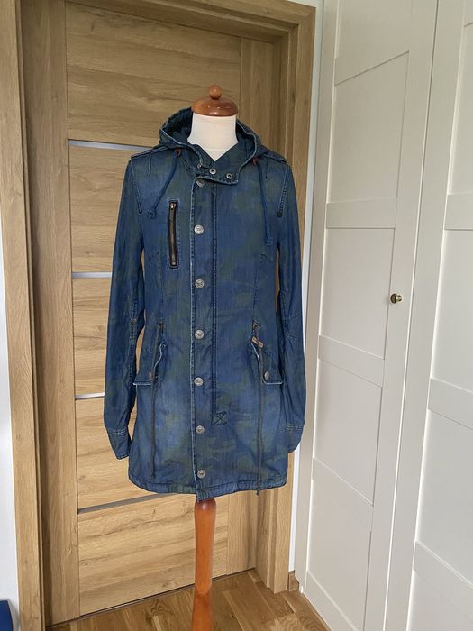 Khujo jeansowa parka r. M