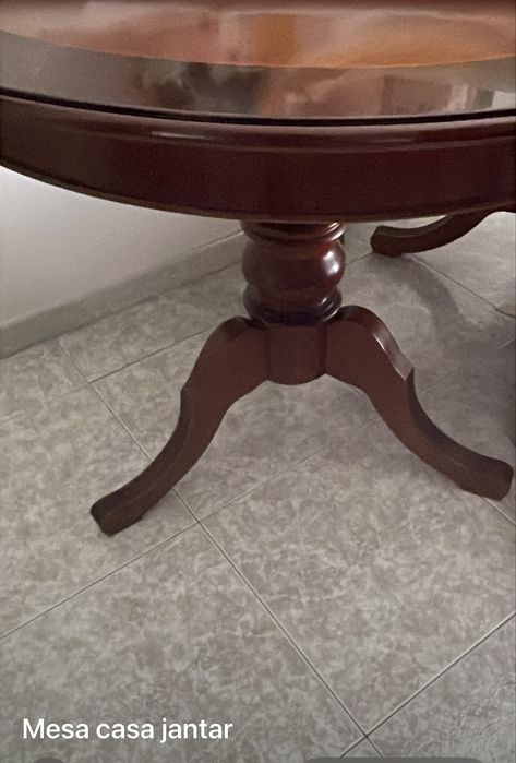 Movel casa jantar mesa e 6 cadeiras