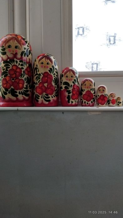 Матрешкі дерев'яні СССР