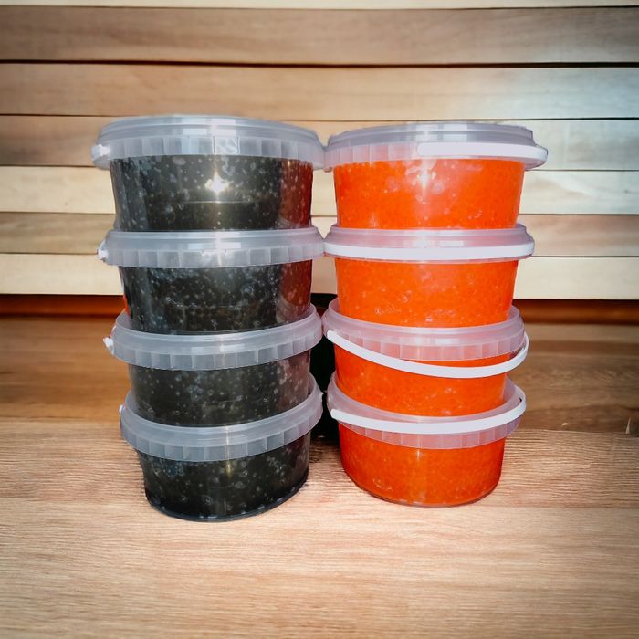 Ікра імітована червона та чорна