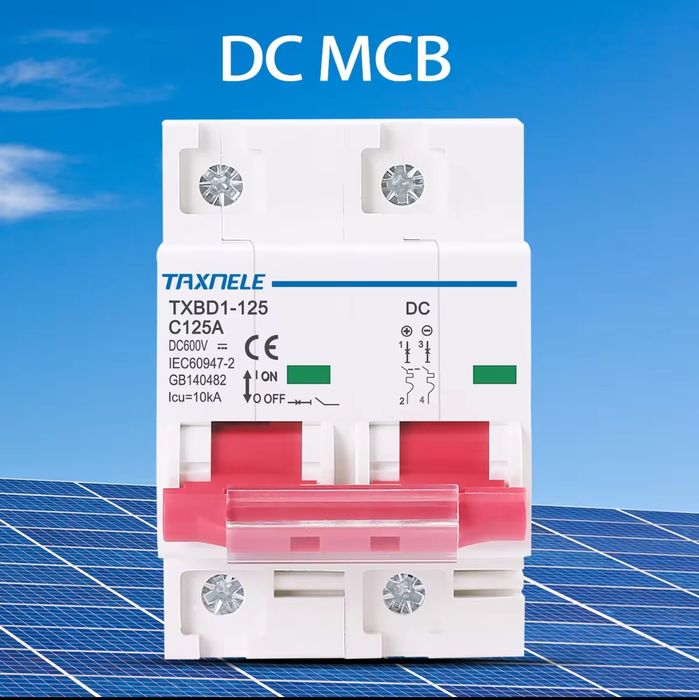 Автоматичний вимикач постійного струму DC 125 A 2 P