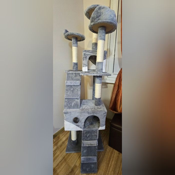 Drapak dla kota XXL szary NOWY solidny