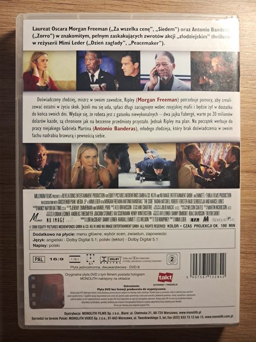 Złodziejski kodeks | Banderas | Freeman | DVD