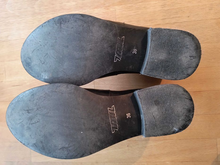 Buty do kostki półbuty mokasyny damskie 36 polska firma skóra cielęca