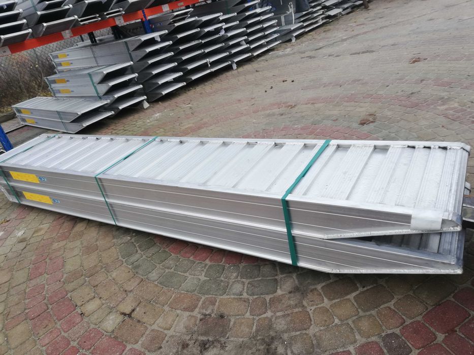 Najazdy Aluminiowe Włoskie 4,5m - 6300kg Dostawa 0zł
