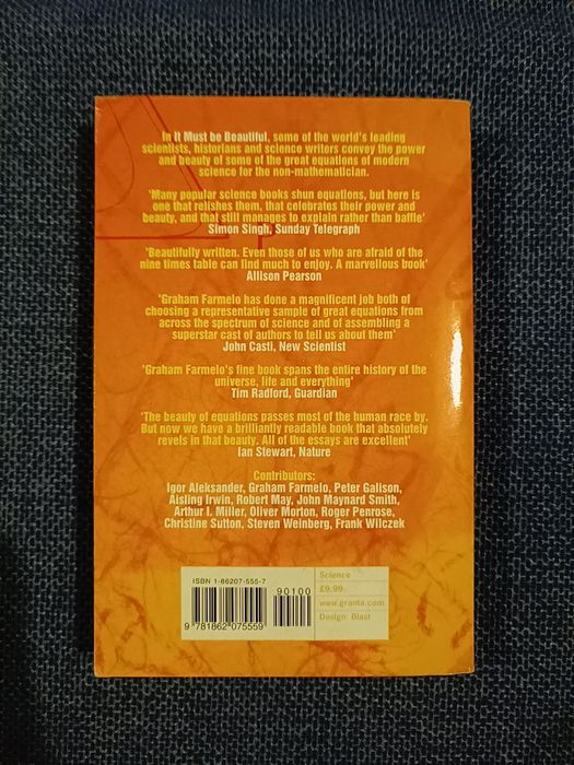 "It Must be Beautiful: Great Equations of Modern Science" (portes grát