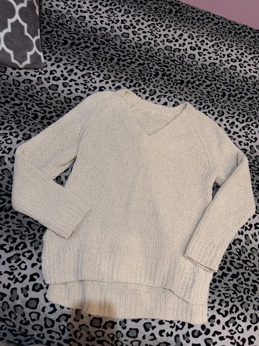 Sweter sweterek damski H&M r. L  beżowy miękki