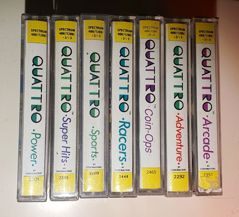 Jogos ZX Spectrum originais QUATTRO