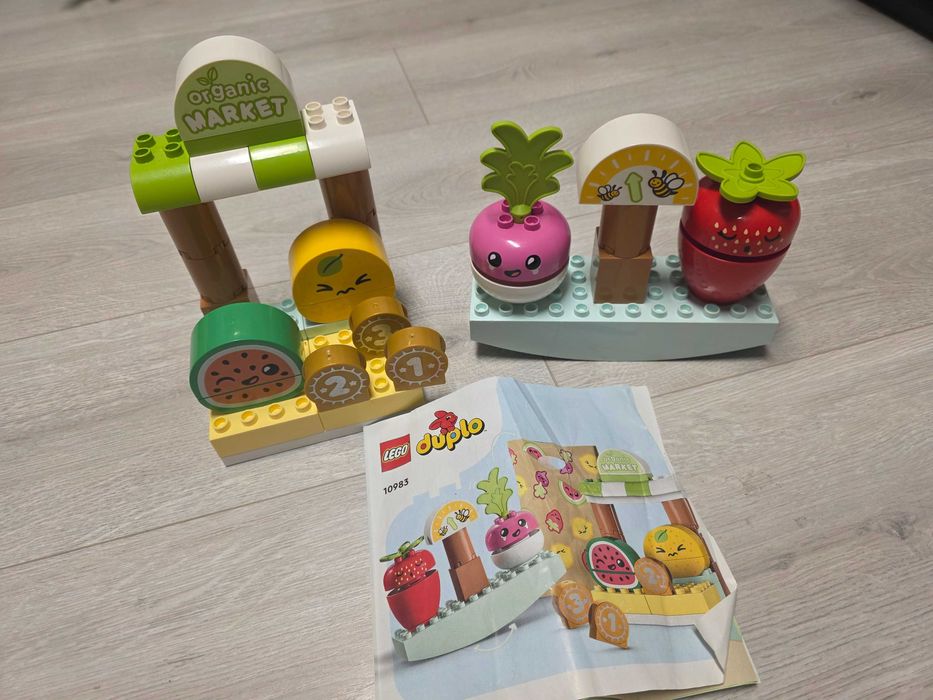 Zestaw LEGO Duplo 7,7kg | Pociąg 10874 | Auta McQueen | Instrukcje