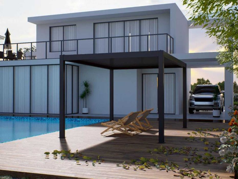 Pergola Aluminiowa Premium 3x4 z silnikiem