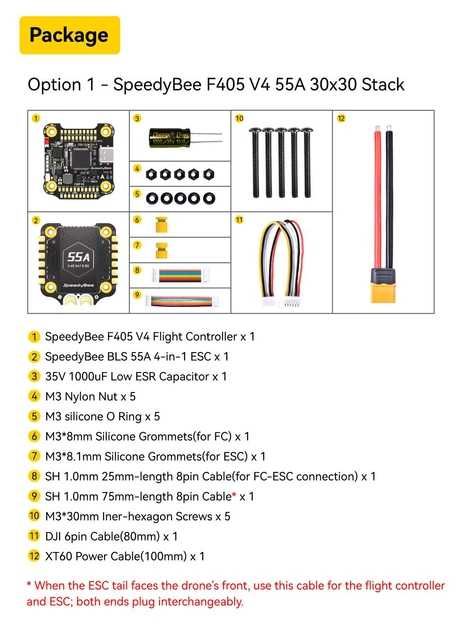 Стек контролю польоту SpeedyBee F405 V4 BLS 55A 30x30 FC&ESC