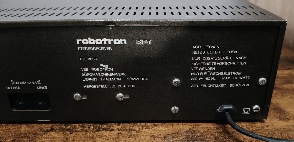 ## Robotron RS 2500 ## amplituner VINTAGE