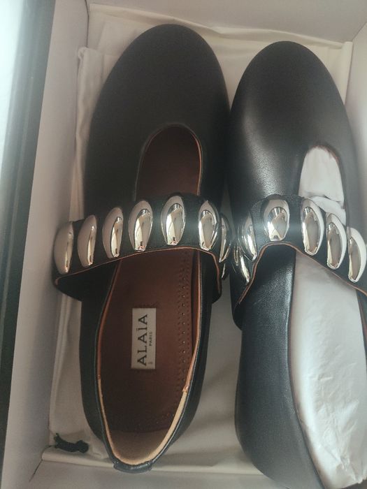 ALAIA baleriny baletki hit skóra naturalna r.40