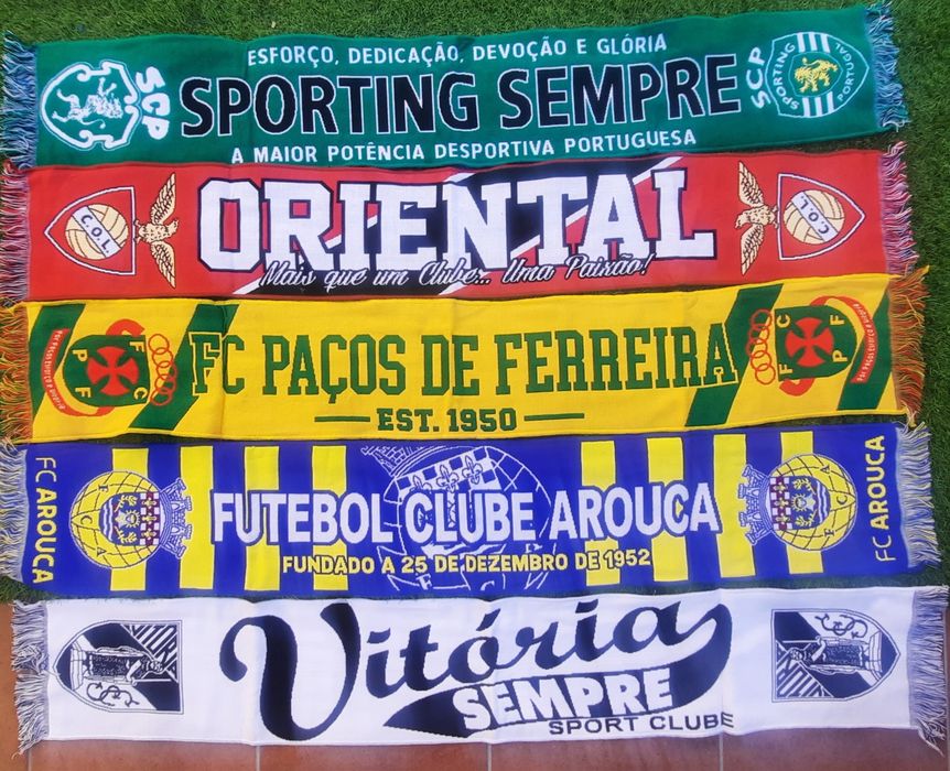 Cachecóis de futebol a vossa escolha