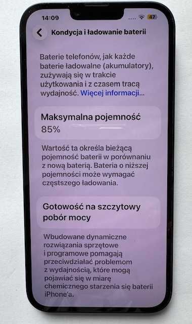 iPhone 14 Plus • 128 GB • stan dobry • bateria 85% • MagSafe case