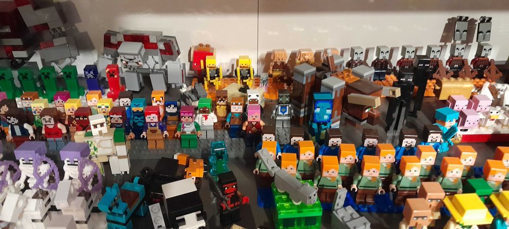 Lego minecraft figurki