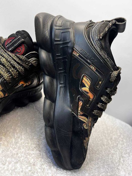 Кросівки Versace chain collection Эксклюзив Кожа, 39-40 уст 26 унісекс