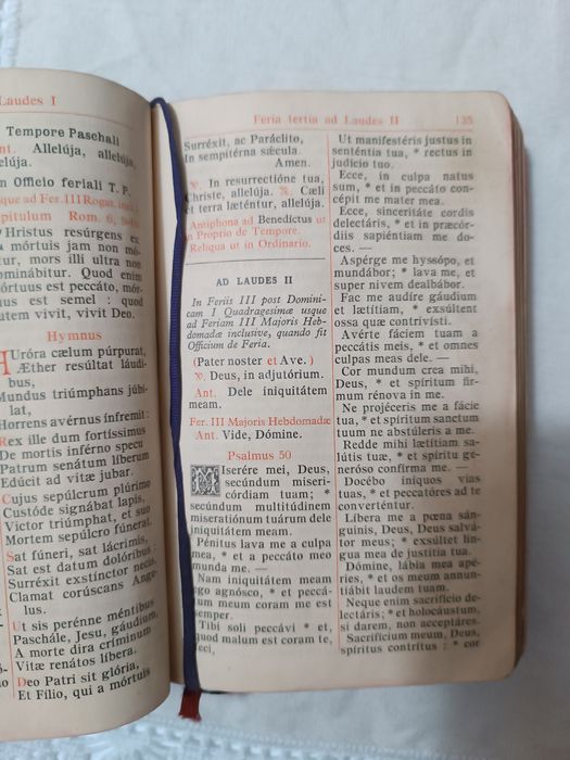 Breviário Romano, Volume Pars Verna