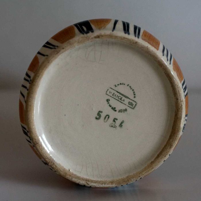 Wazon fajans Włocławek pikasiak Wit Płażewski