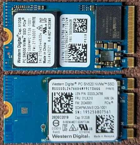SSD M2 256-512-1-2TB