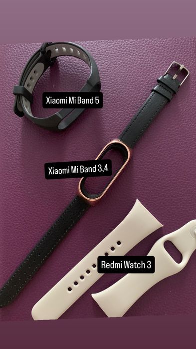 Ремінець для Xiaomi Mi Band 5 4 3 Redmi Watch 3