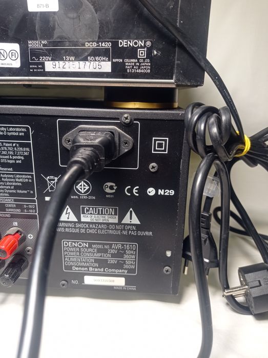 Denon AVR-1610 + Denon DCD-1420 — полный комплект / Audyssey / пульты