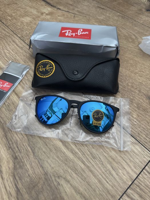 Okulary przeciwsloneczne Ray-ban rayban ray ban Erika.l niebieskie