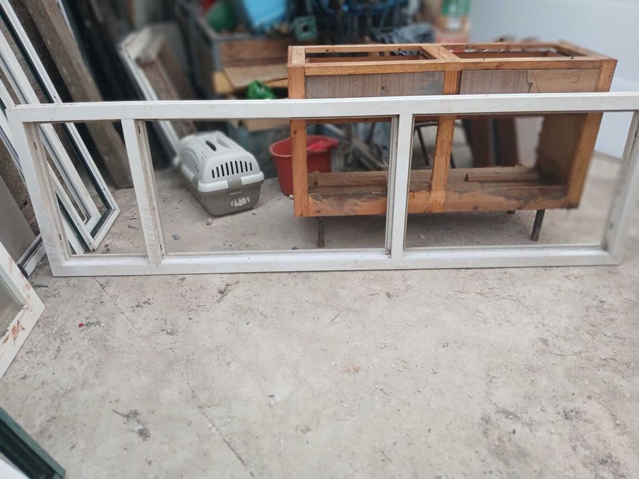 Janelas - Aro fixo PVC 3 secções