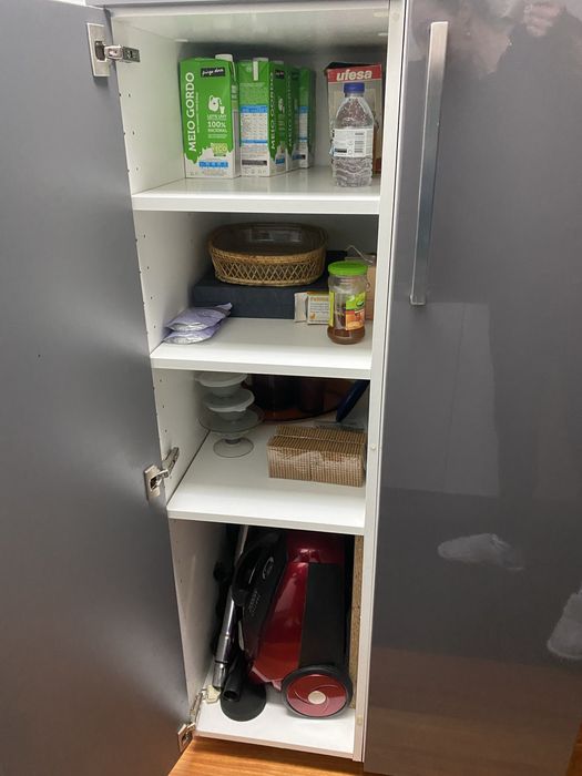 Armario cozinha METOD IKEA portas cinzentas