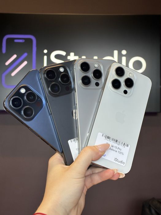JAK NOWY | iPhone 15 Pro 128GB / 256GB / 512GB | Tytan | Gwarancja 12 Miesięcy | Raty 0% | Warszawa
