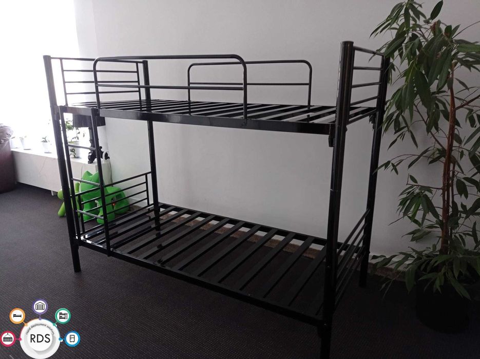 Łóżko metalowe pojedyncze lub piętrowe łóżka jednoosobowe hotelowe