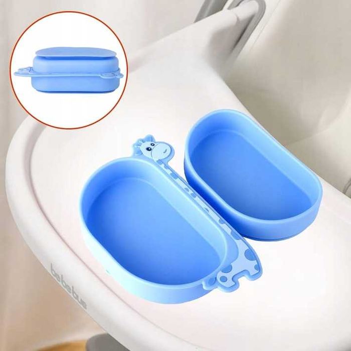 Nohlerlife Silikonowy talerz dla małych dzieci